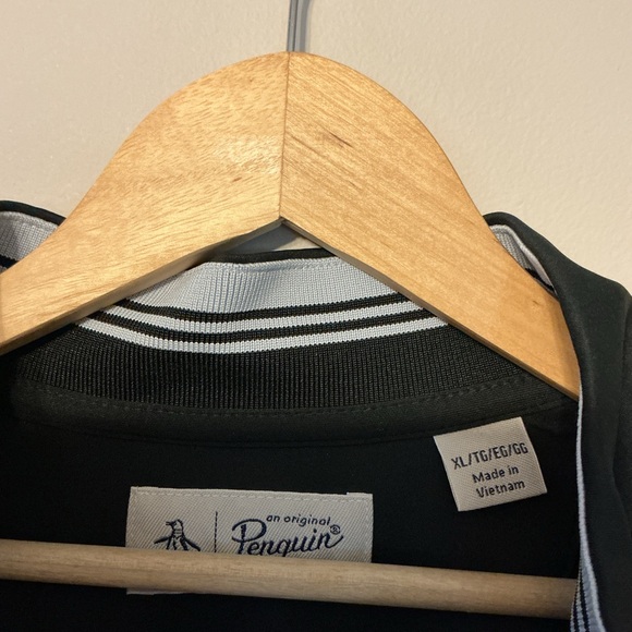 Original Penguin Black Quarter-Zip Pullover - Picture 5 of 8